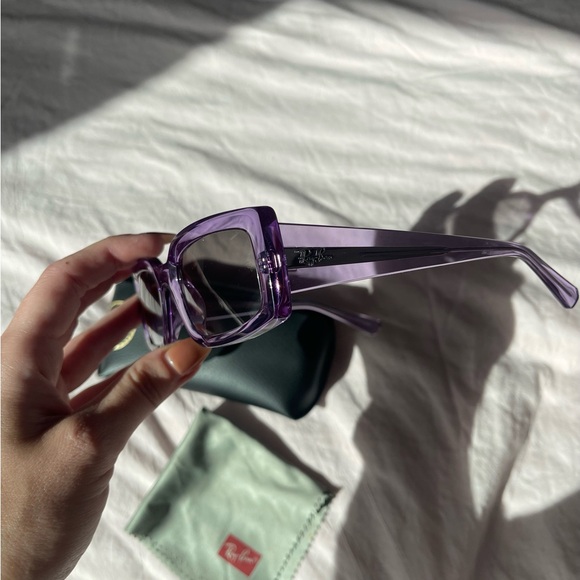 Ray Ban Transparent Sunglasses - Picture 1 of 5